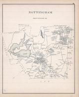 Nottingham, New Hampshire State Atlas 1892 Uncolored